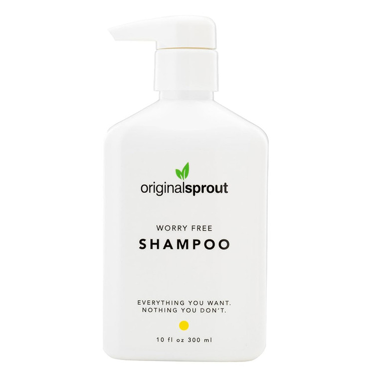 Original Sprout Worry Free Shampoo Moisturizing and Volumizing Helps Prevent Damage Hair 10Oz (300ml)
