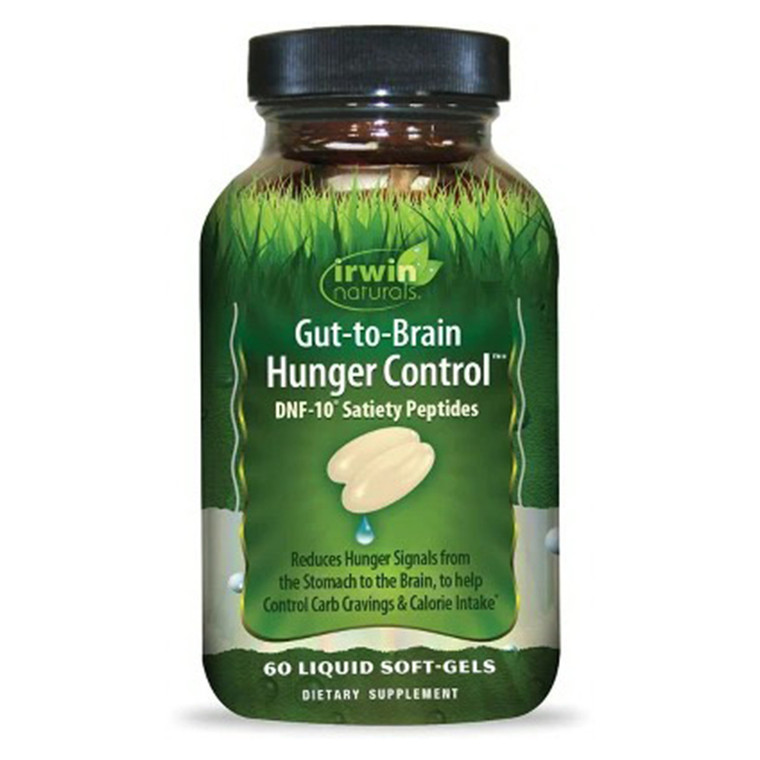 Irwin Naturals Gut to Brain Hunger Control Support Liquid Softgels 60Ea