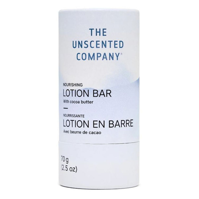 The Unscented Company Nourishing Lotion Bar with Cocoa Butter 2.5Oz (70g)