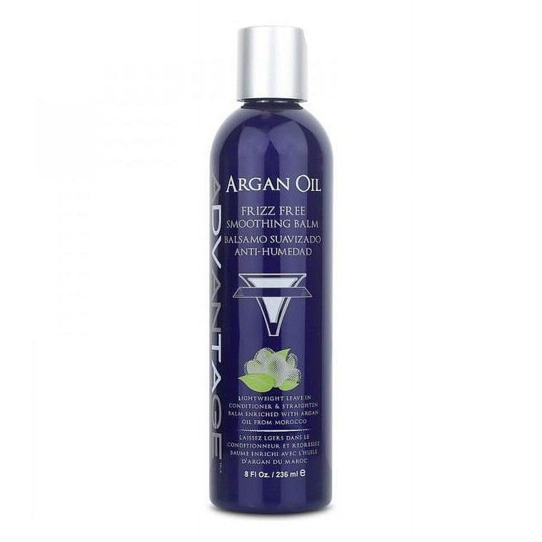 Advantage Argan Oil Frizz Free Smoothing Balm for Frizz Control and Smooth Hair 8Oz (236ml)