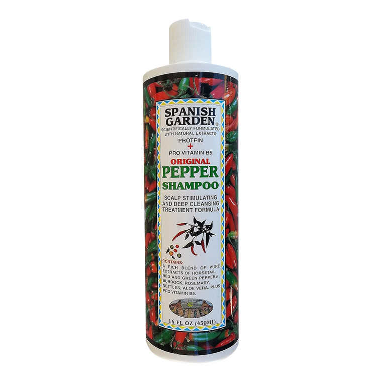 Spanish Garden Protein Pro Vitamin B5 Moisturizing Original Pepper Shampoo 16Oz (450ml)