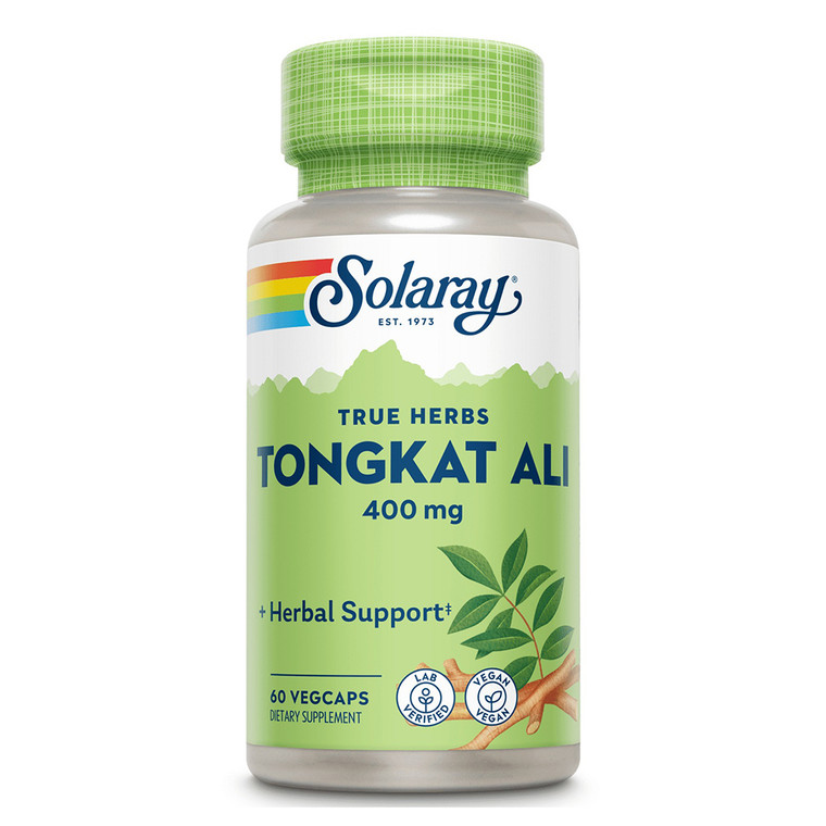 Solaray Tongkat Ali 400 mg VegCaps for Male Wellness and Vitality Support 60Ea