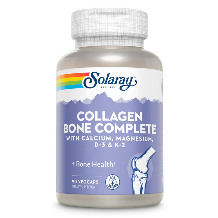 Solaray Collagen Bone Complete VegCaps for Strong and Healthy Bone Support 90Ea