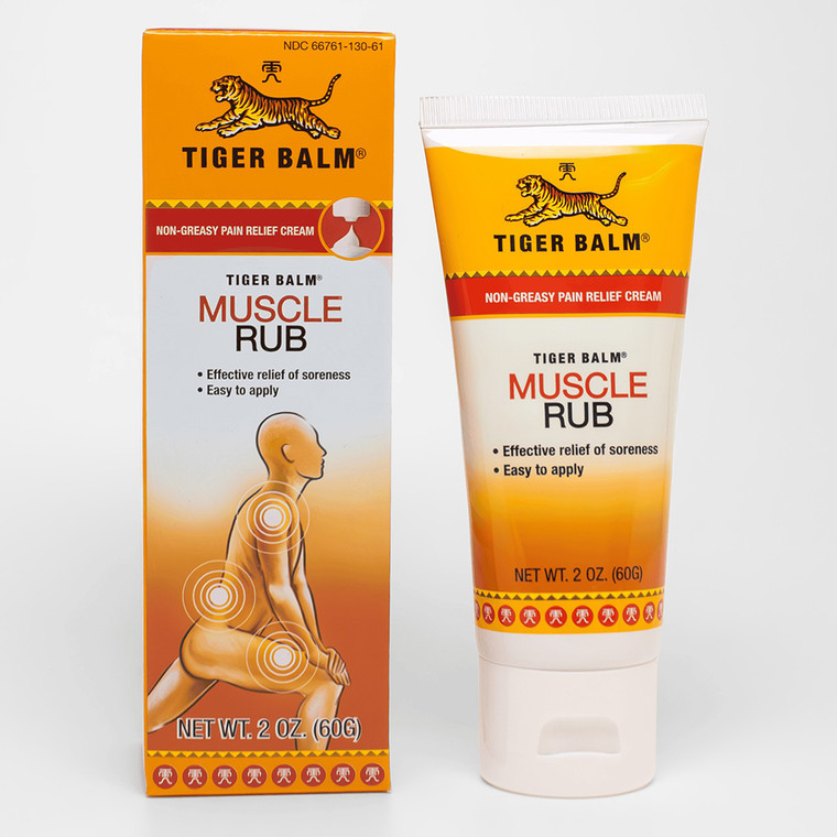 Tiger Balm Muscle Rub Effective Relief for Soreness 2Oz (60g)
