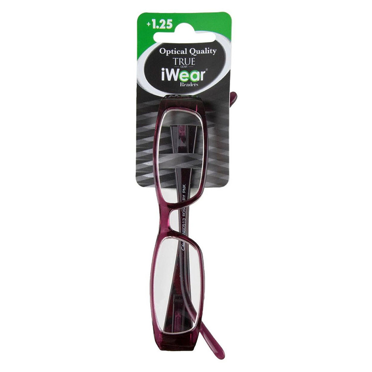 True Gear Iwear Reader 1.25 Af Helps to Read Small Print 1Ea