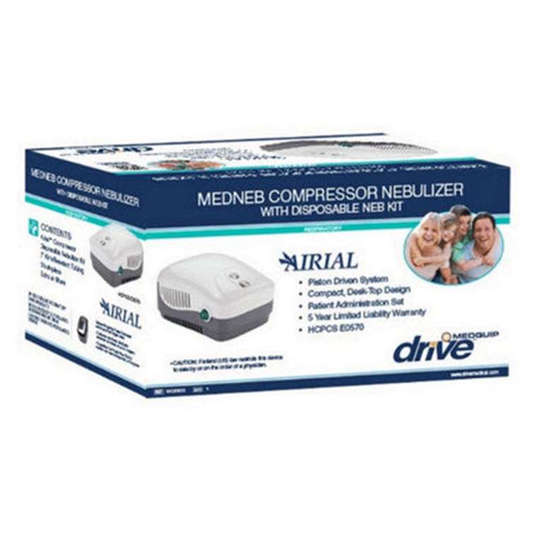 Drive Medical MQ5600 MedNeb Compressor Nebulizer with Disposable 1Ea