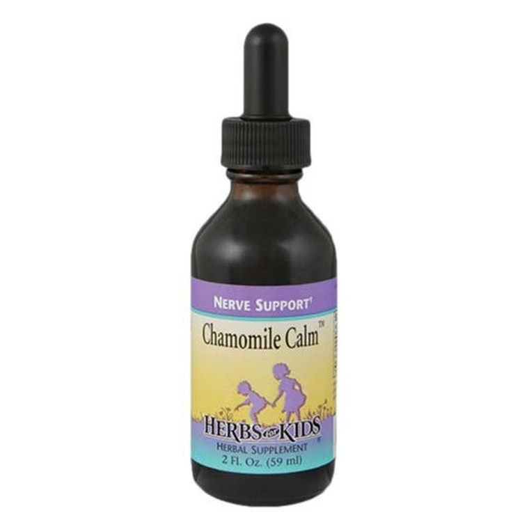 Herbs for Kids Chamomile Calm Nerve Support Herbal Supplement Balances and Nourishes Nervous System 2Oz (59ml)