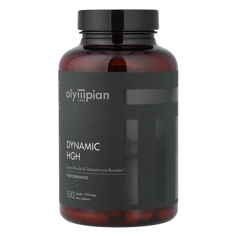 Olympian Labs Dynamic HGH Capsules Lean Muscle and Testosterone Booster Support Immune Health 150Ea