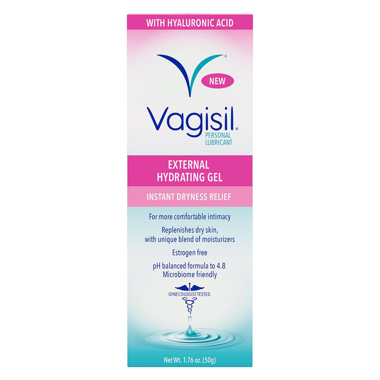 Vagisil Instant Dryness Relief Personal Lubricant External Hydrating Gel 1.76Oz (50g)