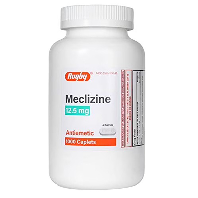 Rugby Meclizine HCl 12.5 mg Tablets 1000Ea