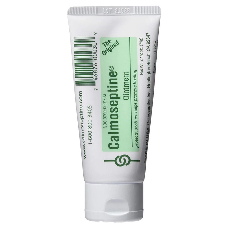 Calmoseptine Ointment Skin Protectant for Helps Heal Skin Irritation and Moisture 2.5Oz (71g)