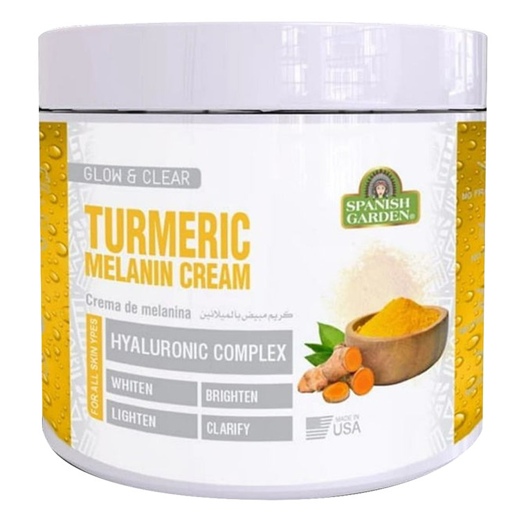 Spanish Garden Turmeric Melanin Cream Hyaluronic Complex Nourishing Cream Improve Skin Tone and Natural Glow