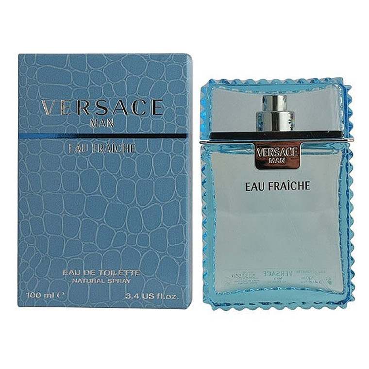 Eau Fraiche By Versace Eau De Toilette Spray for Men 3.40Oz (100ml)