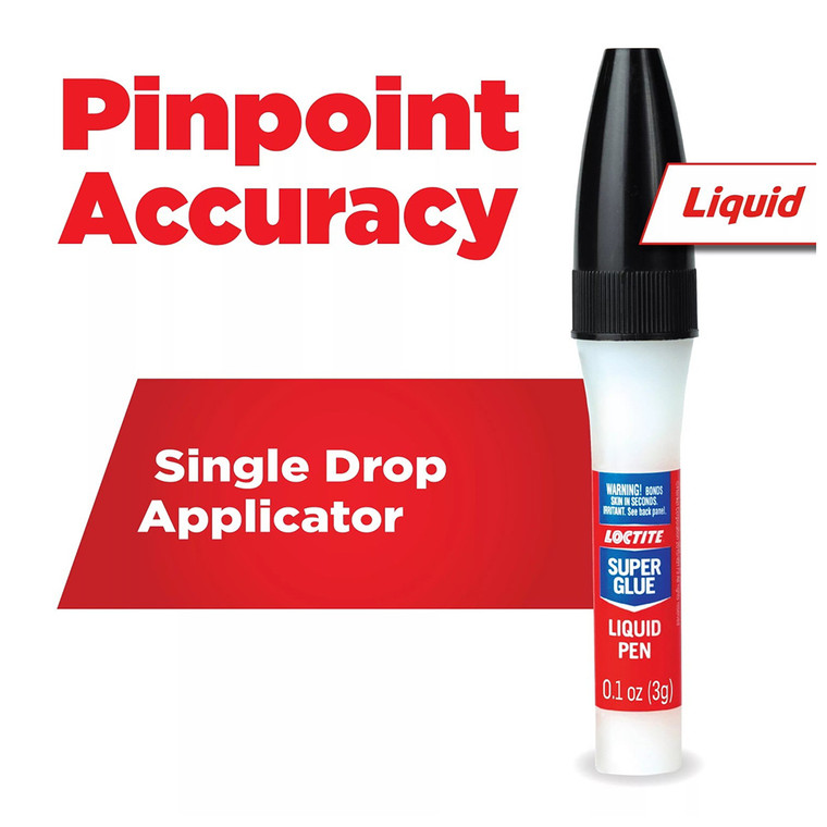 Loctite Super Glue Pen for Fast Strong Repairs on Porous and Non Porous Surfaces 0.1Oz (3g)