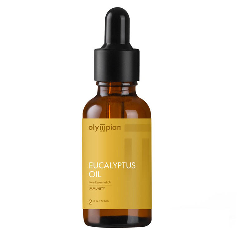 Olympian Labs Eucalyptus Pure Essential Oil Helps Relieve Stress and Pain 2Oz