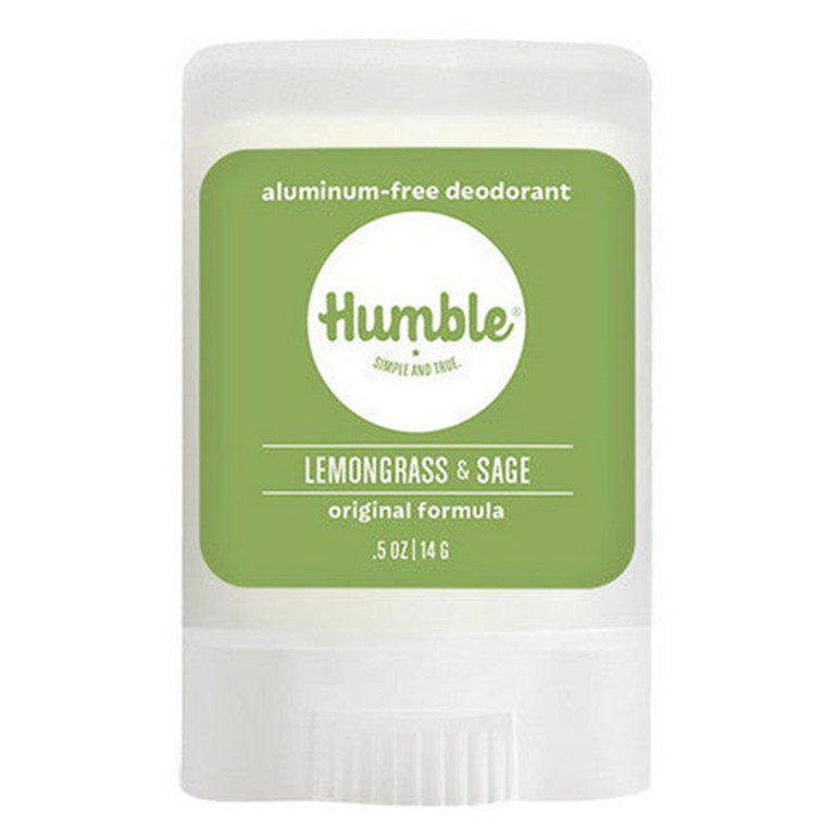 Humble Brands Lemongrass and Sage Original Formula Aluminum Free Deodorant 0.5Oz (14g)