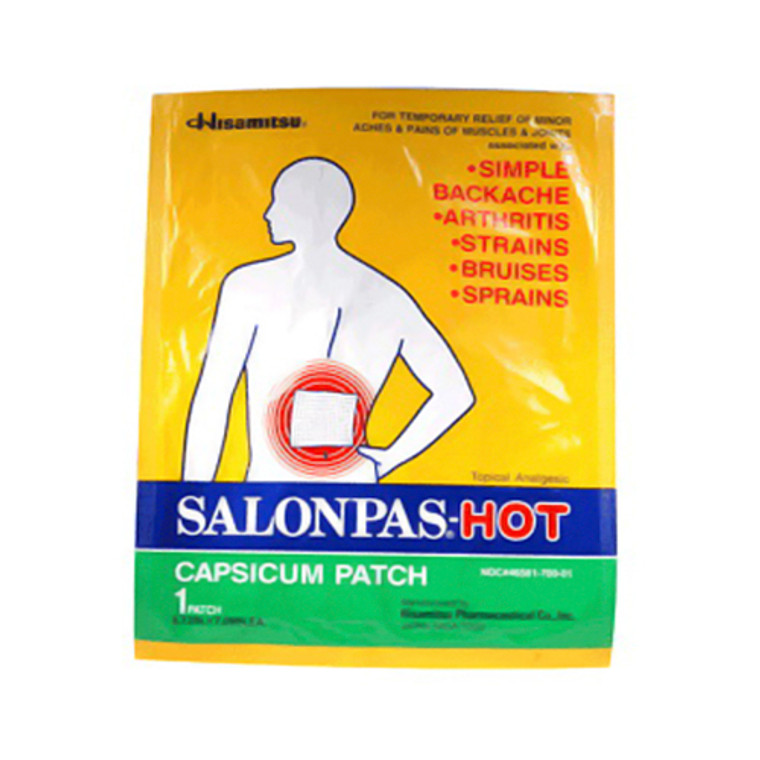 Salonpas-Hot Capsicum Topical Analgesic Patch - 1 Ea