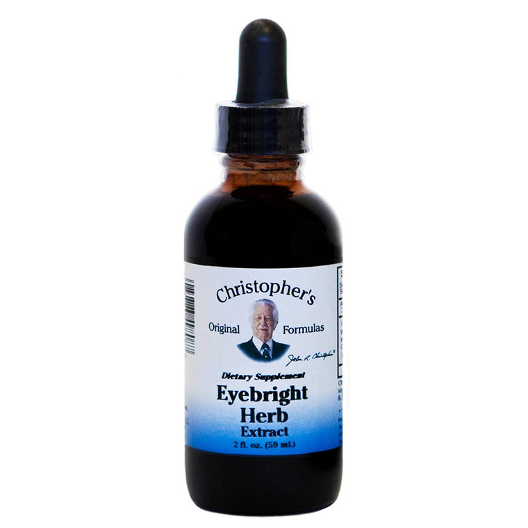 Christophers Original Formula Eyebright Extract Dietary Supplement Support Eye Health 2Oz (59ml)