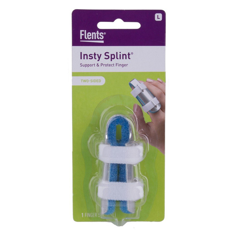 Flents Insty Splint Support and Protect Finger Two Sided Large 1Ea