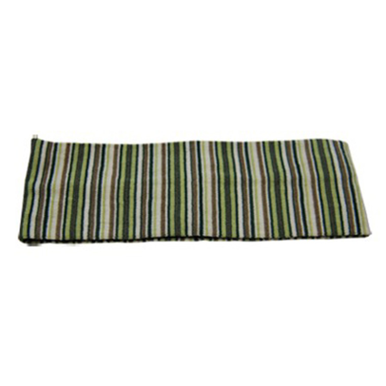Diprima Maple Lycra Stretch Fabric Headband Green Stripe to Hold Back Front of Hair 1Ea