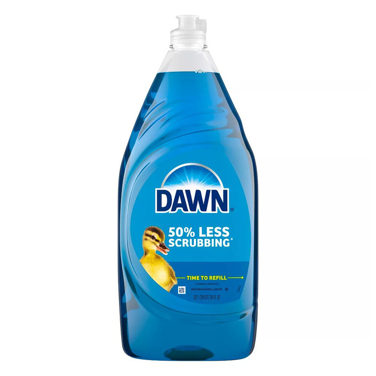 Dawn Ultra Original Dishwashing Liquid Dish Soap Grease Cleaning Formula 38Oz (1.12L)