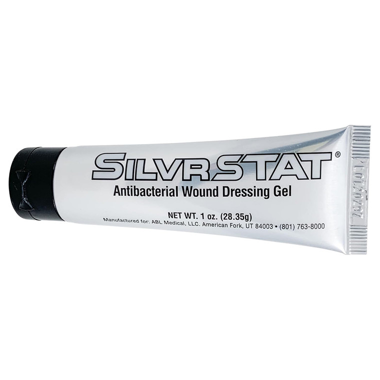 SilvrSTAT Antibacterial Wound Dressing Gel for Minor Cuts Burns and Skin Irritations 1Oz (28.35g)
