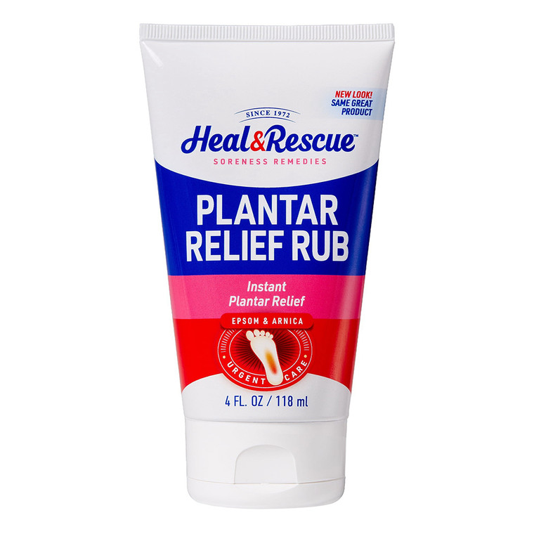 Heal and Rescue Plantar Relief Rub with Epsom and Arnica 4Oz (118ml)