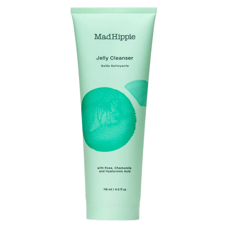 Mad Hippie Jelly Cleanser with Rose Chamomile and Hyaluronic Acid Makeup Remover for All Skin Types 4Oz (118ml)