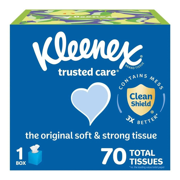 Kleenex Trusted Care the Original Soft and Strong Tissues 70Ea