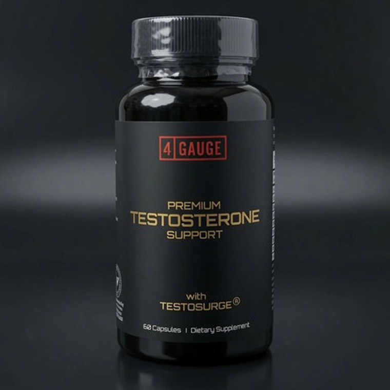 4 Gauge Fitness Testosterone Boosters Dietary Supplement Casules Support Cognitive Function 60Ea