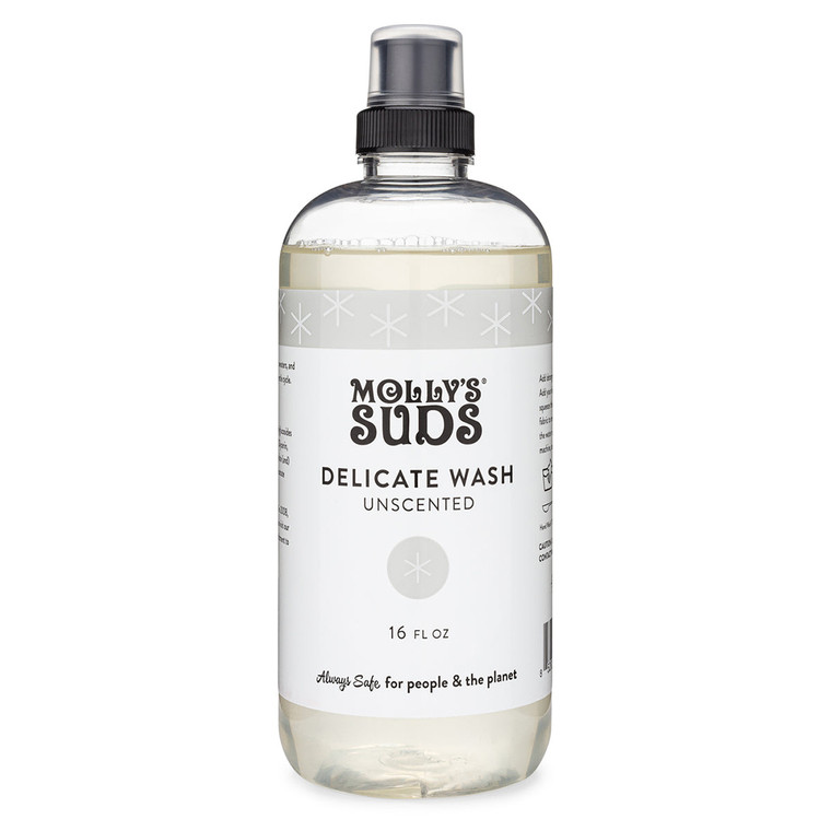 Mollys Suds Delicate Wash Unscented Washes Away Dirt and Stains Protecting Delicate Fabrics 16Oz