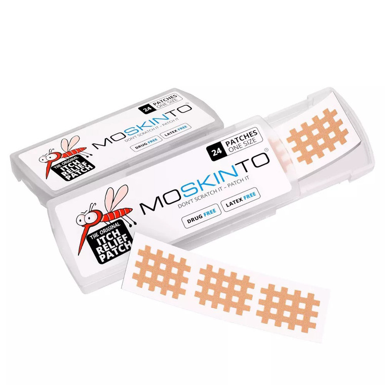 Moskinto The Original Itch Relief Patches for Kids and Adults 24Ea