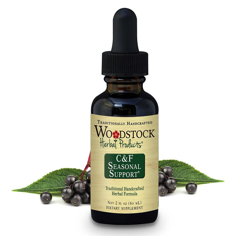 Woodstock Herbal Products C and F Seasonal Support Dietary Supplement Support Immune Health 2Oz (60ml)