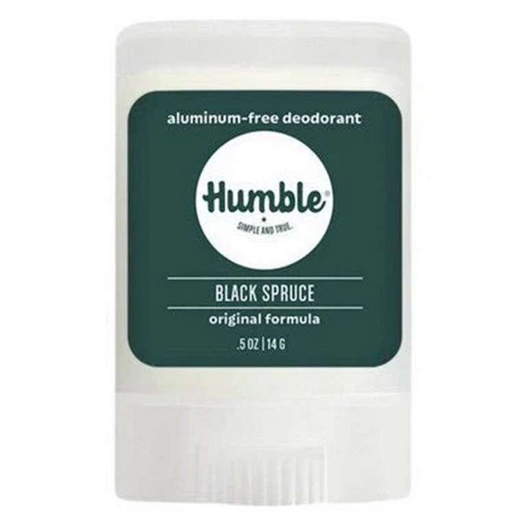 Humble Brands Original Formula Black Spruce Solid Stick Deodorant Travel Size Odor Control All Day Protection 0.5Oz (14g)