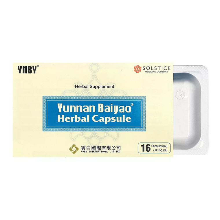 Yunnan Baiyao Herbal Capsule 16Ea
