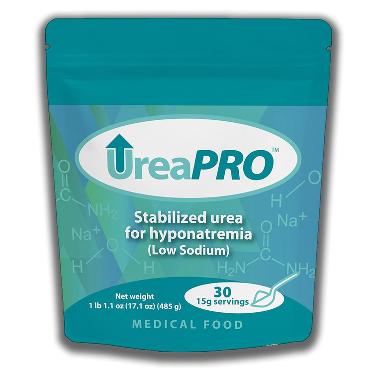 UreaPro Stabilized Urea for Hyponatremia Low Sodium 30 Sevings Helps Normalize Blood Sodium Levels 1Lb