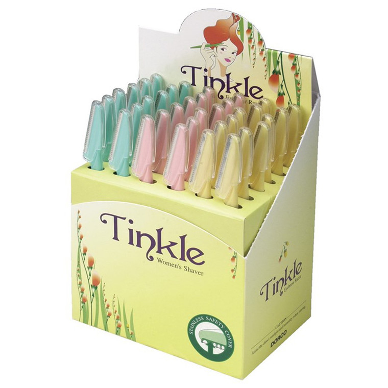 Tinkle Womens Eyebrow Shaver with Safety Cover 36Ea