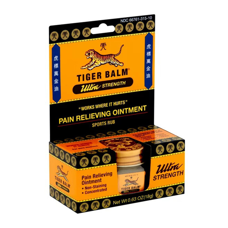 Tiger Balm Ultra Strength Pain Relieving Ointment - 0.63 Oz