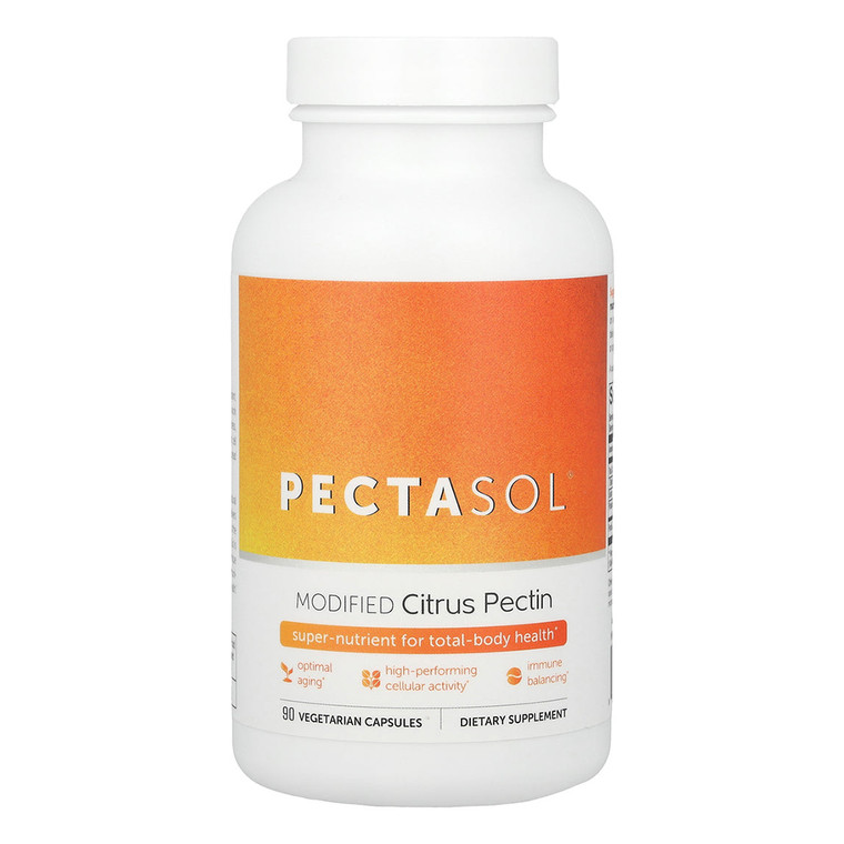 EcoNugenics PectaSol Modified Citrus Pectin Veg Capsules Super Nutrients Support Immune Health 90Ea