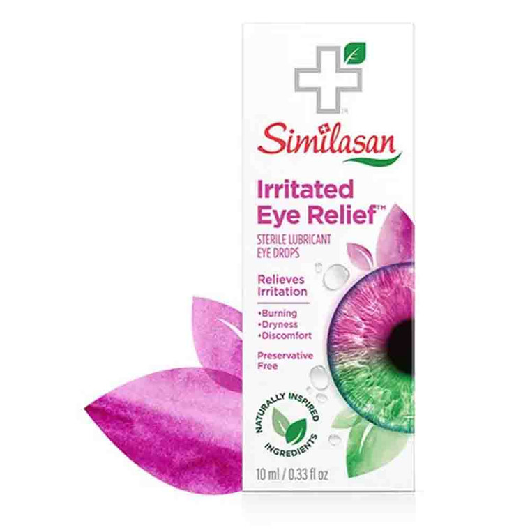 Similasan Irritated Eye Relief Drops Relieves Irritation and Dryness 0.33Oz (10ml)