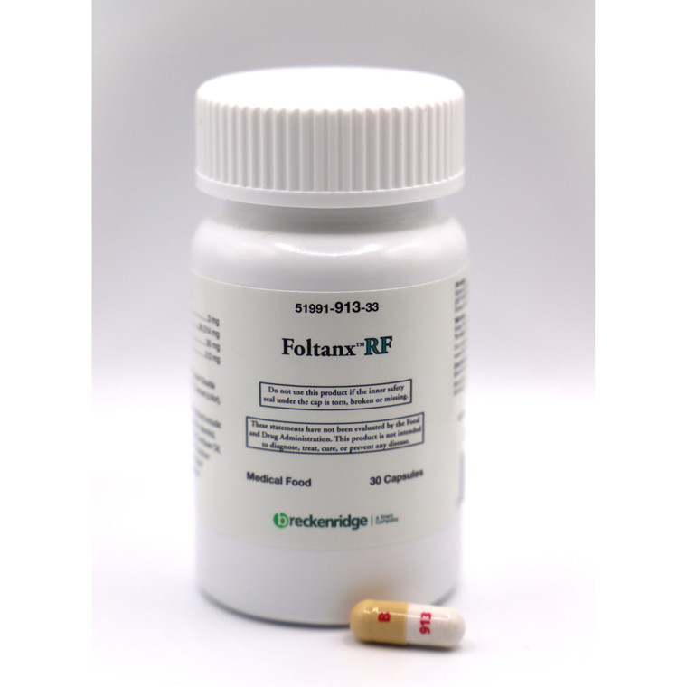 Breckenridge Foltanx RF Medical Food for Neuropathy Capsules Support Nerve Health and Blood Flow 30Ea