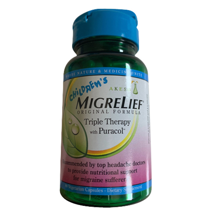 Migrelief Childrens Triple Therapy With Puracol Caplets - 60 Ea