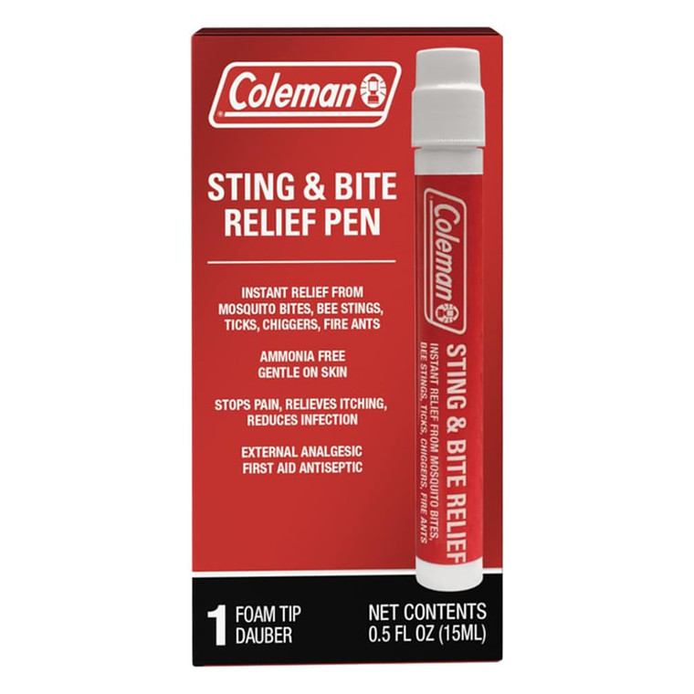 Coleman Insect Sting and Bite Relief Pen Relieves Itching and Reduce Infection 0.5Oz (15ml)