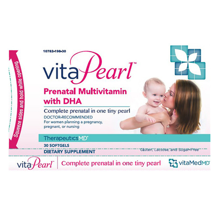 Vitapearl Parental Multivatamin with DHA Therapeutics Softgel Capsules Helps Vital Nutrients 30Ea