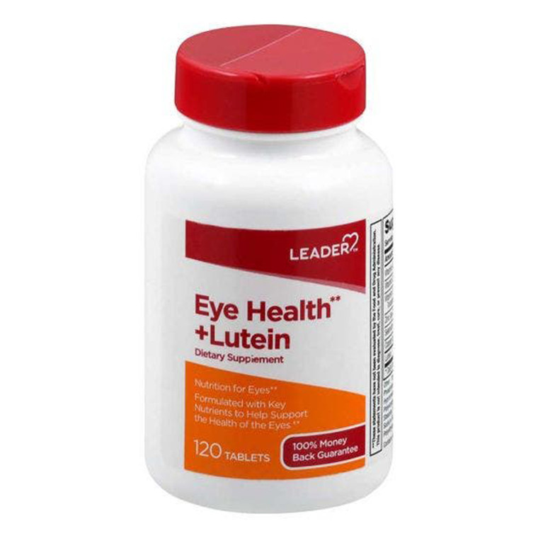 Leader Eye Health Plus Lutein Tablets for Healthy Vision Support 120Ea