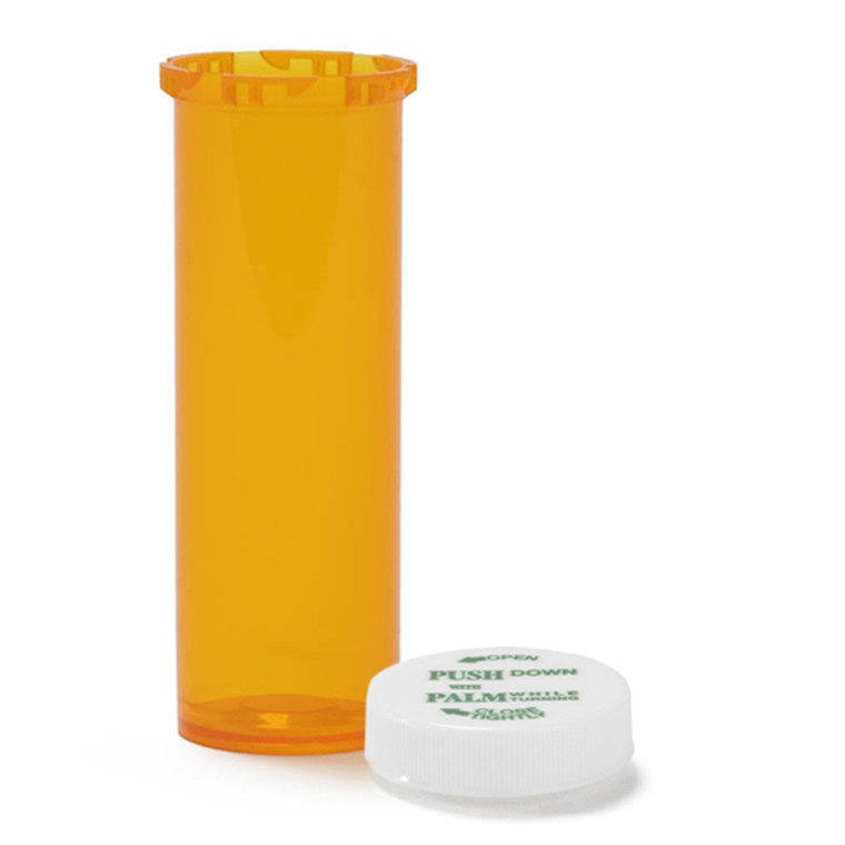 Berry Plastic Medicine Pill Bottles with Child Resistant Caps Vial 20 Dram 180Ea