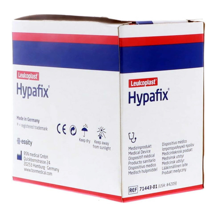 Leukoplast Hypafix Dressing Retention Tape 2 Inch X 11 Yards Adhesive Fixation for Primary Wound Dressings 1Ea