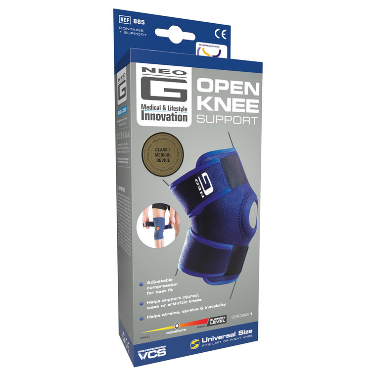 Neo G Open Knee Support Helps Support Injured Weak or Arthritic Knees During Rehabilitation 1Ea