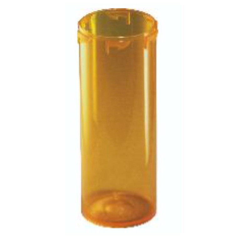 Centor Vial Amber SL 30 Dram Precise Pak Screw Loc Plastic Vials for Medication Storage 135Ea