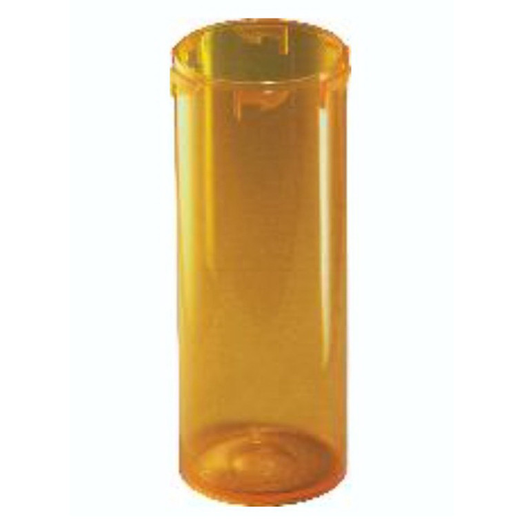 Centor Vial Amber SL 20 Dram Precise Pak Screw Loc Child Resistant Plastic for Medication Packaging 180Ea